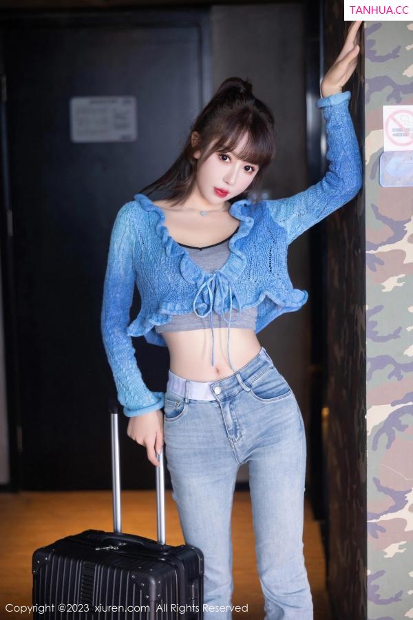   [XiuRen]高清写真图 2023.10.20 No.7540 白笑笑 牛仔裤美腿第3张图片